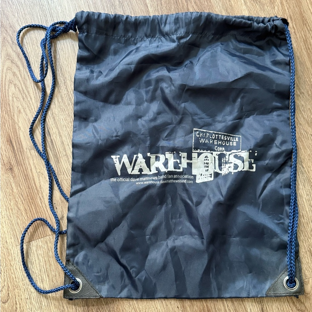 NWOT DMB Warehouse Drawstring Bag